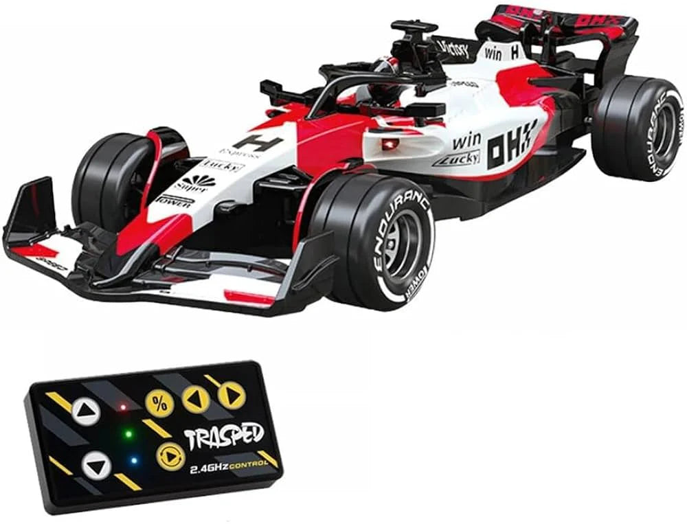 F1 Trasped 1:64 Mini RC Alloy Car – 2.4GHz Speed Control Racing Model