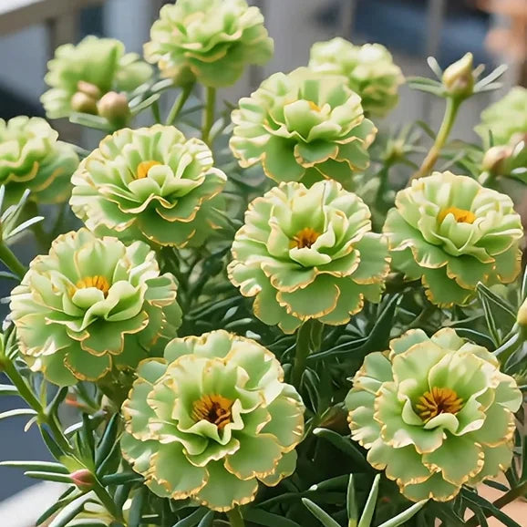 Premium Golden Lace Portulaca Seeds – Bright Double Blooms | Pack of 500