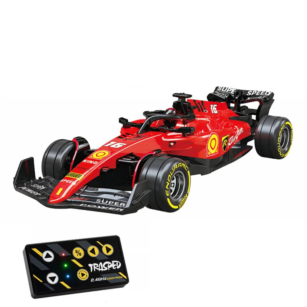 F1 Trasped 1:64 Mini RC Alloy Car – 2.4GHz Speed Control Racing Model