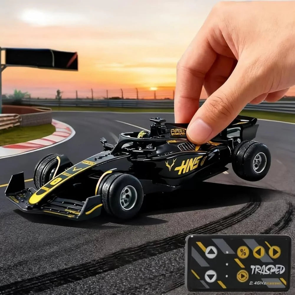 F1 Trasped 1:64 Mini RC Alloy Car – 2.4GHz Speed Control Racing Model