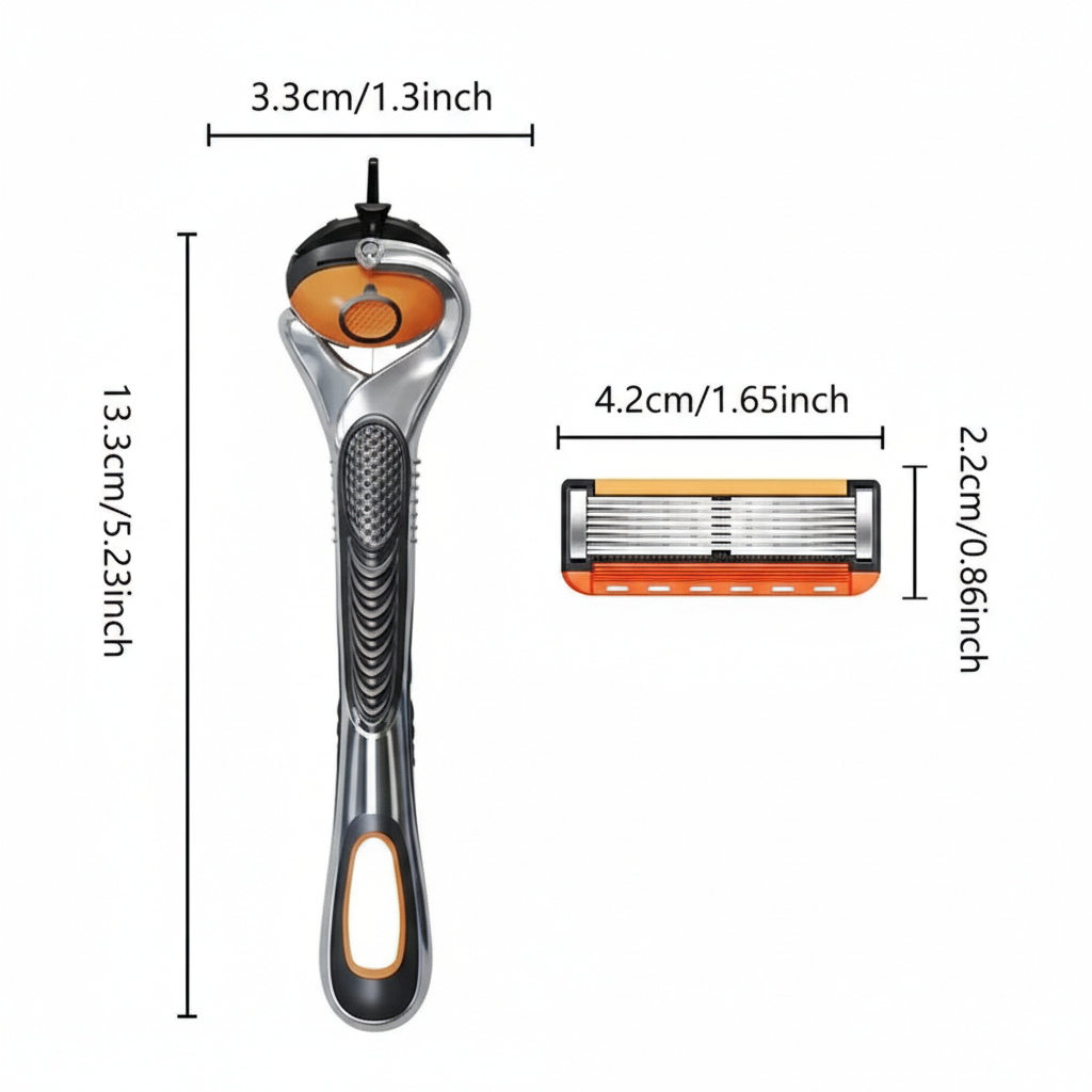 Smart Shave Deal – 48 High-Performance Razor Refills + FREE Handle