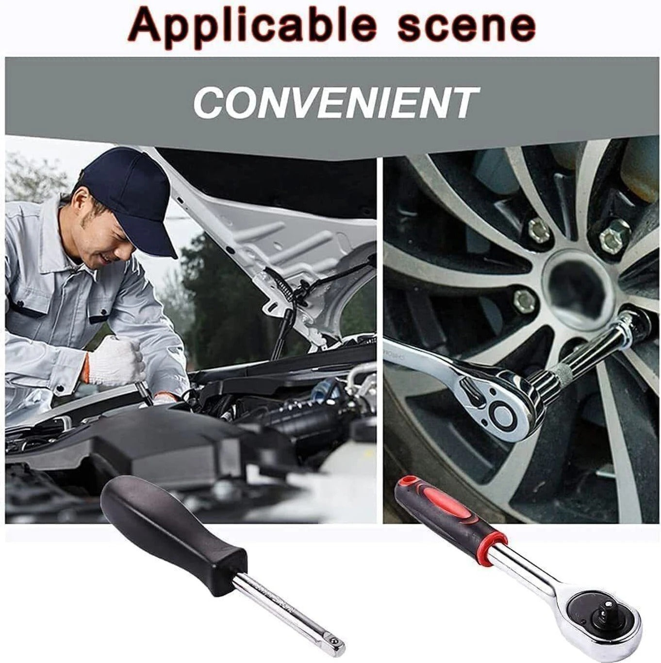 🛠️🔧 Tool Kit Screwdriver & Socket Set – 46 Pieces Multi-Purpose Tool Case 🧰✨