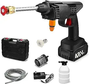 ProClean 48V Cordless Pressure Washer Gun | 6-in-1 High-Pressure Cleaning System