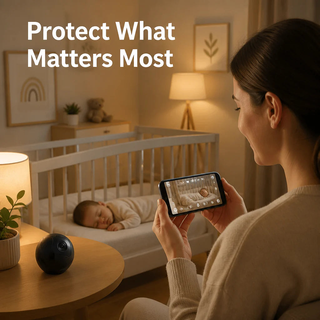 Mini HD WiFi Security Camera – 1080P Wireless Magnetic Cam with Night Vision & Motion Alerts