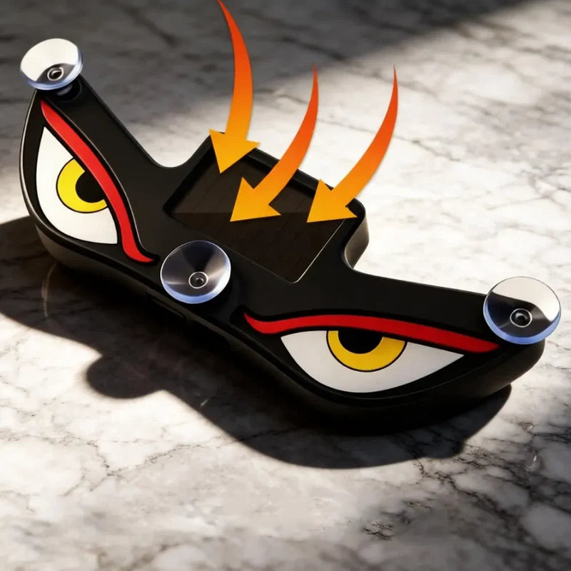 Devil Eye Solar-Powered Rear Window LED Warning Light