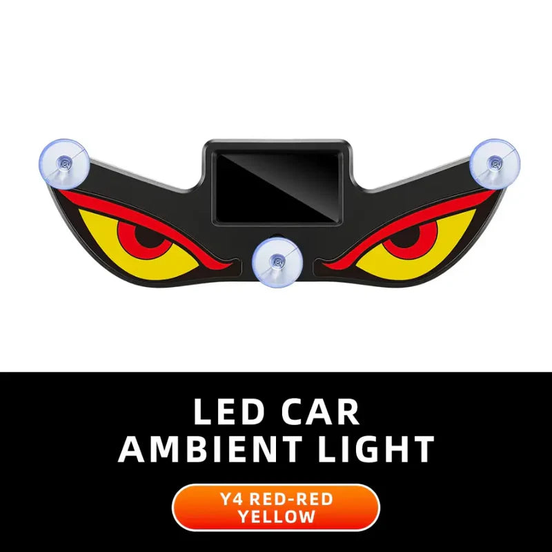 Devil Eye Solar-Powered Rear Window LED Warning Light